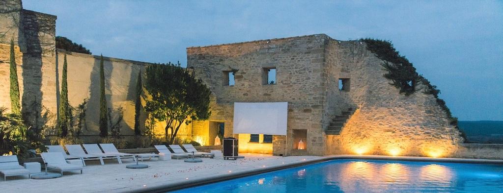 le-vieux-castillon-gard-provence-nimes-piscine panoramique-seminaires-de-caractere