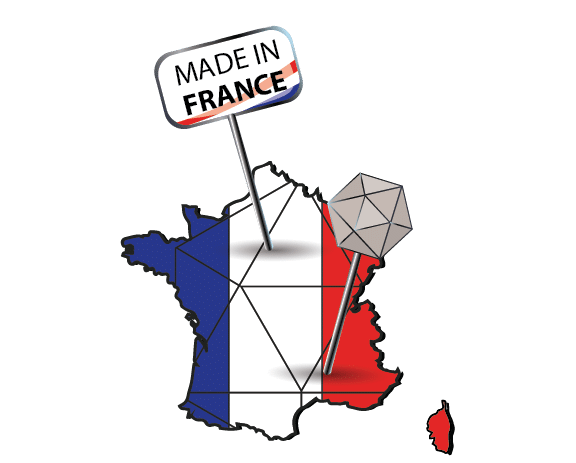 Carte de la France représentant séminaire
